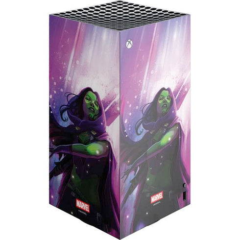 Marvel Gamora Shadow Assassin XBox Series X Digital Edition Console Skin